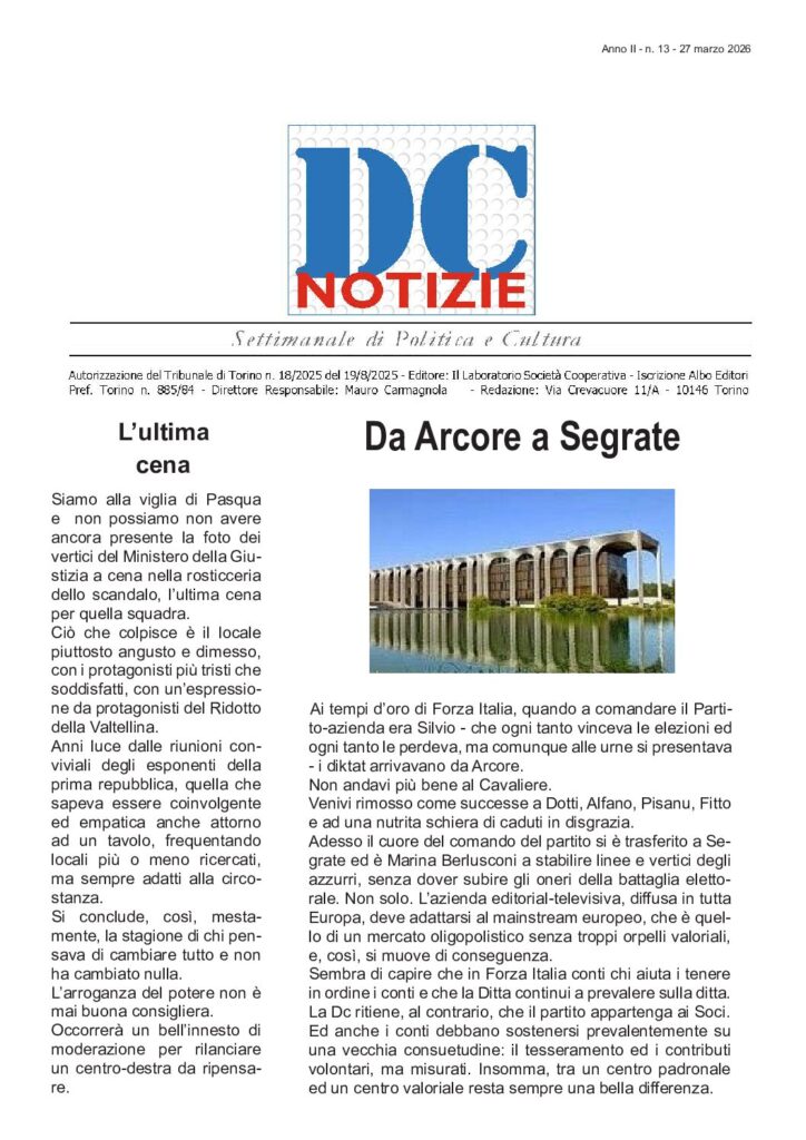 thumbnail of DCNotizie Marzo 2026 – Numero 13