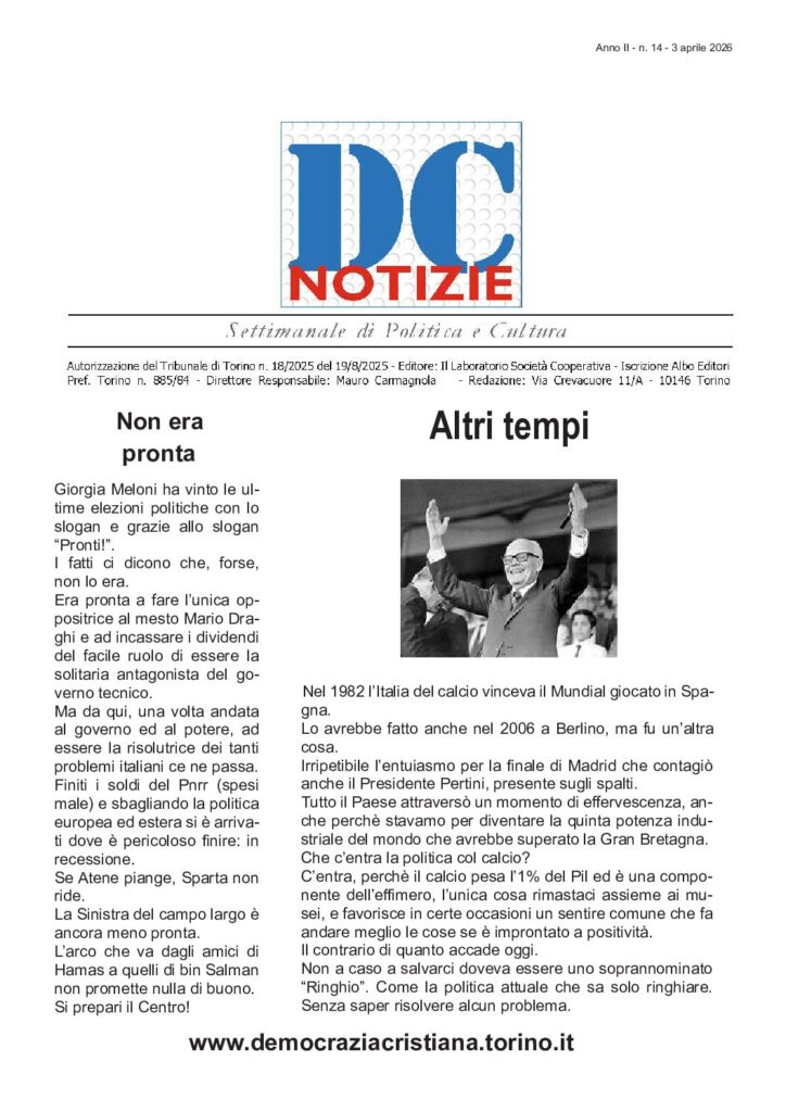 thumbnail of DCNotizie Aprile 2026 – Numero 14