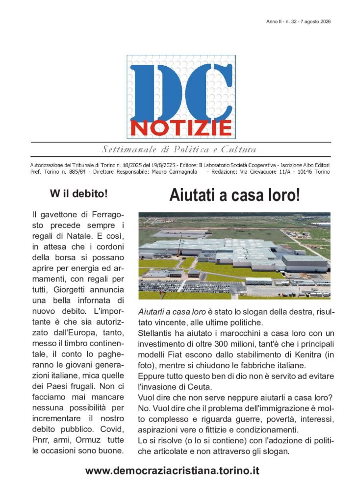thumbnail of DCNotizie Agosto 2026 – Numero 32