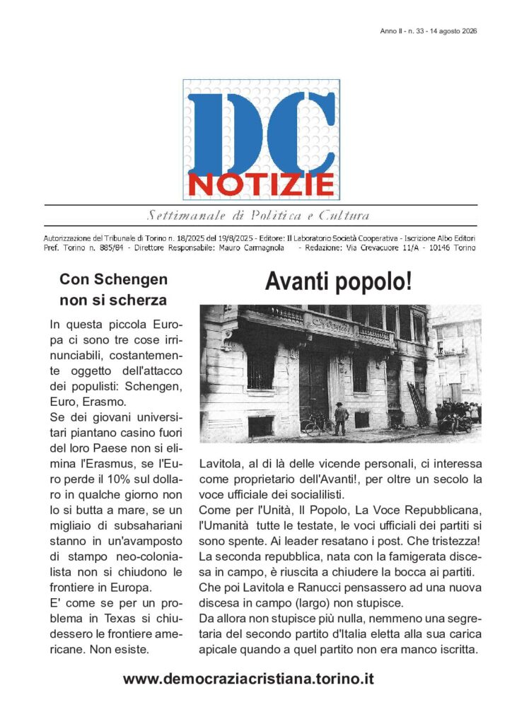 thumbnail of DCNotizie Agosto 2026 – Numero 33